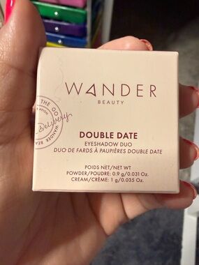 Wander Beauty Double Date Eyeshadow Duo — Soft Pink & Rosy Pink
